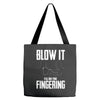 alien blow it fingering Tote Bags