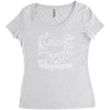 i am a stegosaurus Women's Triblend Scoop T-shirt