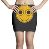 funny smiley face Mini Skirts