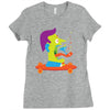 skate face Ladies Fitted T-Shirt
