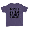 k pop coffee ramen k dramas Youth Tee