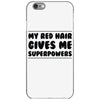 red head hair iPhone 6/6s Case