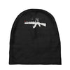banksy style ak47 art   funny Baby Beanies