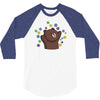 dorp bear 3/4 Sleeve Shirt