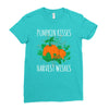 pumpkin kisses Ladies Fitted T-Shirt