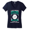 I Love Someone With Liver Cancer To The Moon And Back Women's V-Neck T-Shirt