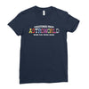 greeting from astroworld wish you were here white Ladies Fitted T-Shirt