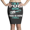 i'm a pug mom Pencil Skirts