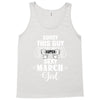 sorry this guy is already taken by a super sexy  march girl Tank Top