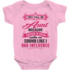 They Call Me Aunt Partner in Crime Baby Onesie