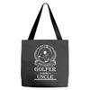 Golfer Uncle Tote Bags