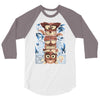 crazy totem 3/4 Sleeve Shirt