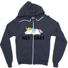 Unicorn Says Not Today Zipper Hoodie