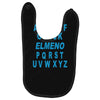 alphabet abc elemno Baby Bibs