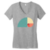 fibonacci golden ratio colorful Women's V-Neck T-Shirt