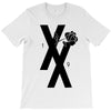 mgk t xx shirt flower black rose T-Shirt