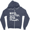 bono, clayton, edge, mullen Zipper Hoodie