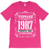 vintage made in 1987 perfectly aged a living legend T-Shirt