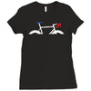 tour de france new 2015 logo Ladies Fitted T-Shirt