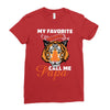 My Favorite People Call Me Papa Ladies Fitted T-Shirt