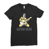 guitar hero Ladies Fitted T-Shirt