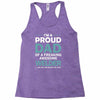 i'm a proud dad of freaking awesome welder Racerback Tank