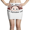 September Peeking Out Baby Boy Mini Skirts