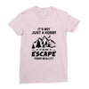It's Not Just A Hobby It Is My Escape From Reality Ladies Fitted T-Shirt