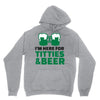st. patrick's day titties and beer Unisex Hoodie