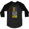 Lightsaber Rainbow 3/4 Sleeve Shirt