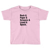 rock paper scissors lizard spock big bang theory geek nerd gift t shir Toddler T-shirt
