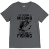 If I've Gone Missing Fishing V-Neck Tee