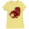 sheep Ladies Fitted T-Shirt