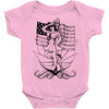 navy  girl Baby Onesie