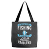 go fishing Tote Bags