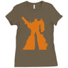 transformers optimus prime Ladies Fitted T-Shirt