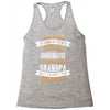Super Cool Granddaughter Of A Freaking Awesome Grandpa Racerback Tank