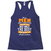 all men are created equal but only the best are born in september Racerback Tank
