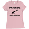 pig cannons making the impossible possible Ladies Fitted T-Shirt