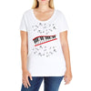 Piano And Music Ladies Curvy T-Shirt