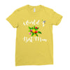 world's best mom Ladies Fitted T-Shirt