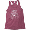 snarling tiger best trending Racerback Tank