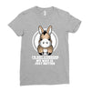 not stubborn Ladies Fitted T-Shirt