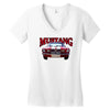 mustang, ideal gift or birthday present Women's V-Neck T-Shirt
