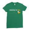 Mommy To Bee Unknown Gender Ladies Fitted T-Shirt