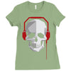 Sound Skull Ladies Fitted T-Shirt