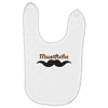 mustache (2) Baby Bibs