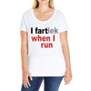 funny i fartlek Ladies Curvy T-Shirt