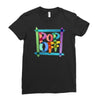 pop off brush Ladies Fitted T-Shirt