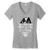 The Mountains Are Calling, I Must Go Women's V-Neck T-Shirt